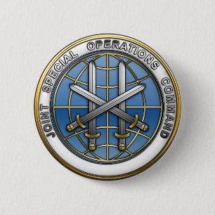 Gezamenlijk commando speciale operaties ronde button 5,7 cm