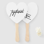 Gezamenlijk - Cool, grappig & speels accessoire Handwaaier (Voorkant en achterkant)