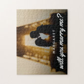 Gezamenlijk foto Uniek Fun Marriage Voorstel Legpuzzel (Verticaal)