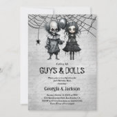 Gezamenlijk Halloween Verjaardagsfeest Kaart (Voorkant)