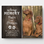 Gezamenlijk huisdierherdenkingsfoto 2 fotoplaat (Voorkant)