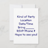 GEZAMENLIJK IN DE VERENIGDE STATEN IS INVITE GEWEE KAART (Achterkant)