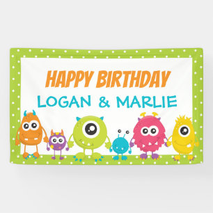 Gezamenlijk symbool van de Birthday-partij Spandoek