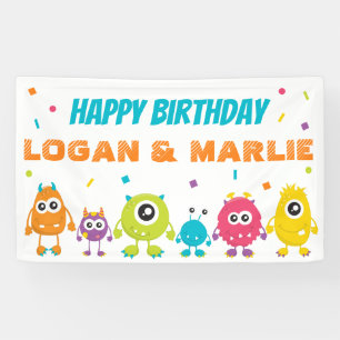 Gezamenlijk symbool van de Birthday-partij Spandoek