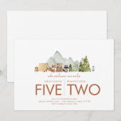 Gezamenlijk verjaardagsfeest - Avontuur wacht op t Kaart (Voorkant / Achterkant)