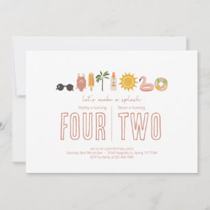 Gezamenlijk verjaardagsfeest - Uitnodiging voor he