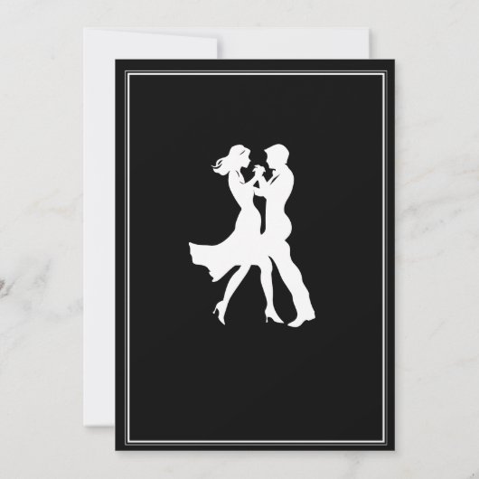 Gezamenlijk verjaardagsfeest Volwassenen Witte Dan Kaart (Achterkant)