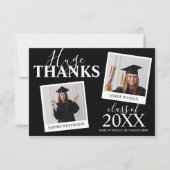 Gezamenlijke afstuderen | 2 foto bedankkaart (Voorkant)
