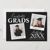 Gezamenlijke afstuderen | 2 foto uitnodiging (Voorkant)