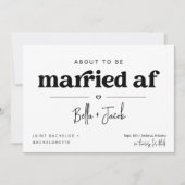 Gezamenlijke Bachelor & Bachelorette Feestroute Kaart (Voorkant)