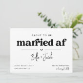 Gezamenlijke Bachelor & Bachelorette Feestroute Kaart (Staand voorkant)