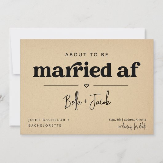 Gezamenlijke Bachelor & Bachelorette Feestroute Kaart (Voorkant)