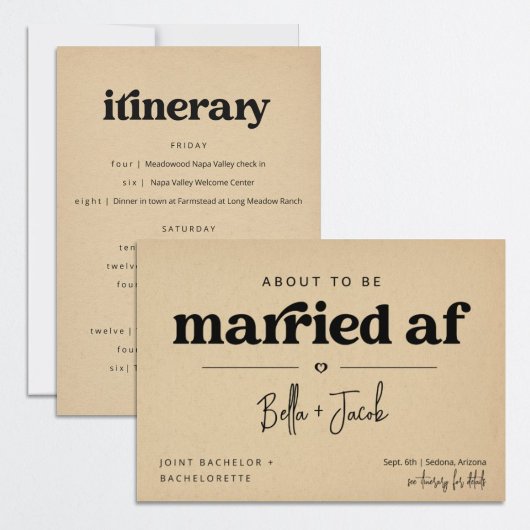 Gezamenlijke Bachelor & Bachelorette Feestroute Kaart