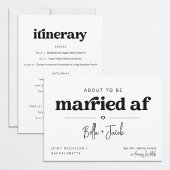 Gezamenlijke Bachelor & Bachelorette Feestroute Kaart