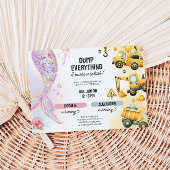 Gezamenlijke bouw & zeemeermin Verjaardag Kaart