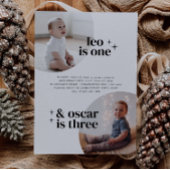 Gezamenlijke Boys Birthday Uitnodiging voor Arches