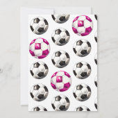 Gezamenlijke broer en zus tweelingvoetbal verjaard kaart (Achterkant)