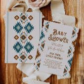 Gezamenlijke Cowboy Baby Douche Uitnodigingen