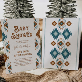 Gezamenlijke Cowgirl Baby Shower Uitnodigingen