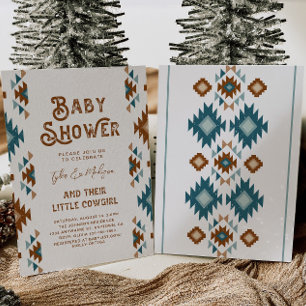 Gezamenlijke Cowgirl Baby Shower Uitnodigingen