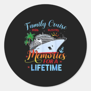 Gezamenlijke cruise 2026 Gezamenlijke cruise vakan Ronde Sticker