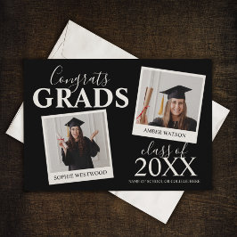 Gezamenlijke Diploma-uitreiking | 2 Foto Uitnodigi Kaart