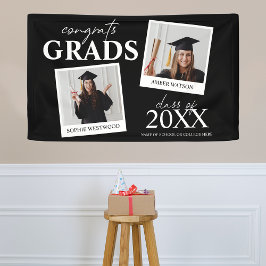 Gezamenlijke diploma-uitreikingsfeest | 2 foto ban spandoek
