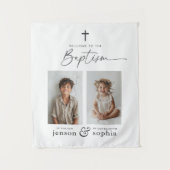 Gezamenlijke Doop 2 Foto Wandkleed (Voorkant)