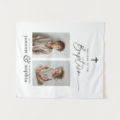 Gezamenlijke Doop 2 Foto Wandkleed (Voorkant (horizontaal))