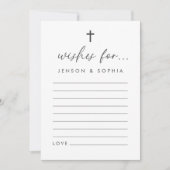 Gezamenlijke doop wenst Kaart (Voorkant)