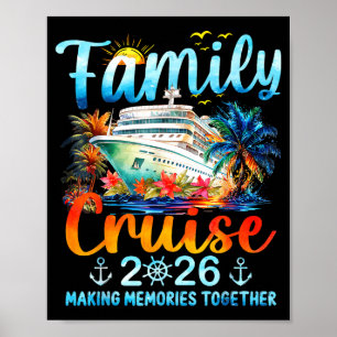 Gezamenlijke gezinscruise 2026 Herinneringen maken Poster