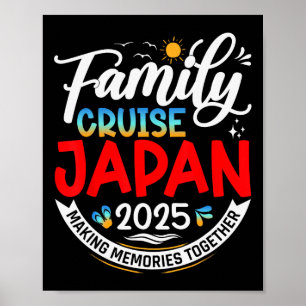 Gezamenlijke gezinsvakantie Japan 2025 cruise Poster