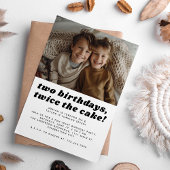 Gezamenlijke Kinder broers en zussen Verjaardagsfe Kaart