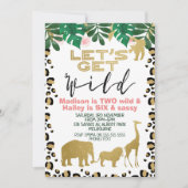 Gezamenlijke Safari Laten we een uitnodiging voor (Voorkant)