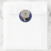 GEZAMENLIJKE TASK FORCE 6 RONDE STICKER (Tas)