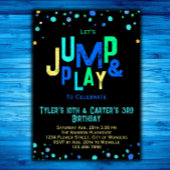 Gezamenlijke Trampoline Verjaardag Uitnodiging Ver