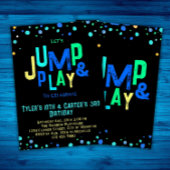 Gezamenlijke Trampoline Verjaardag Uitnodiging Ver