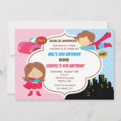 Gezamenlijke tweedaagse uitnodiging (dubbel thema) (Voorkant)