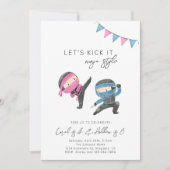 Gezamenlijke uitnodiging Ninja Birthday | Versieri (Voorkant)