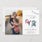 Gezamenlijke uitnodiging Ninja Birthday | Versieri (Voorkant)