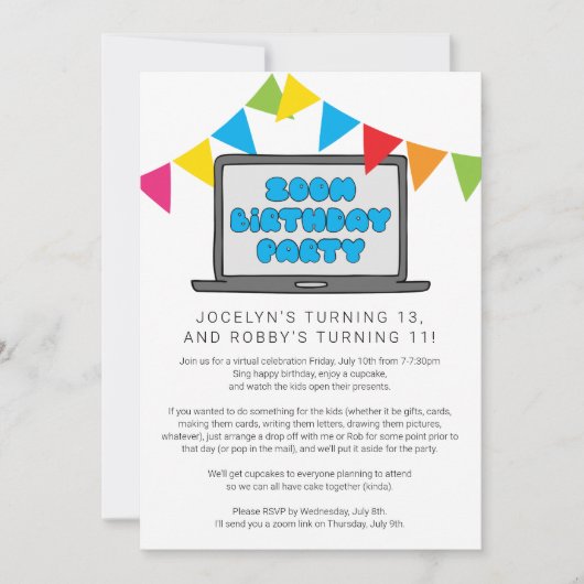 Gezamenlijke uitnodiging van de Partij van de Vers (Voorkant)