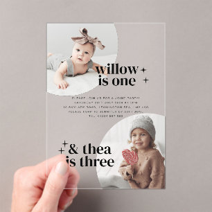 Gezamenlijke uitnodiging van de verjaardag met Arc