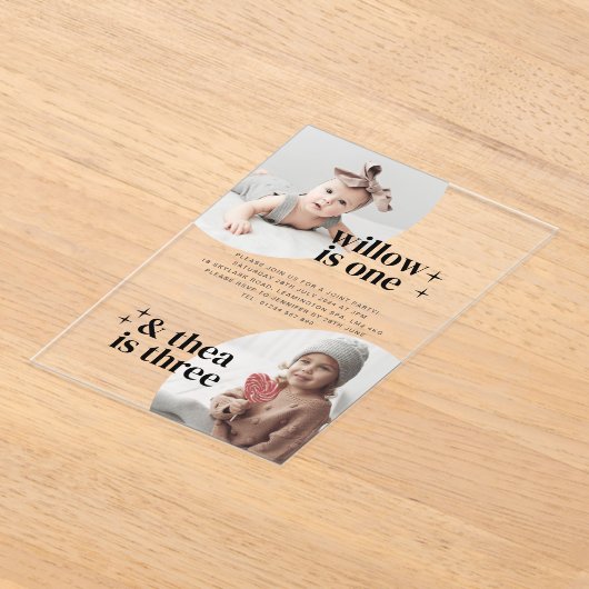 Gezamenlijke uitnodiging van de verjaardag met Arc (Laagn)