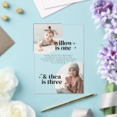 Gezamenlijke uitnodiging van de verjaardag met Arc (Insitu (Huwelijk))