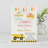 Gezamenlijke uitnodiging voor de bouw en prinses (Staand voorkant)