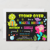 Gezamenlijke uitnodiging voor de verjaardag van Me (Voorkant)