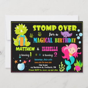 Gezamenlijke uitnodiging voor de verjaardag van Me