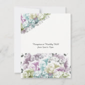 Gezamenlijke uitnodiging voor het huwelijk van Pas (Achterkant)