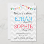 Gezamenlijke uitnodiging voor tweederangs verjaard (Voorkant)