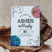 Gezamenlijke uitnodiging voor verjaardag basketbal